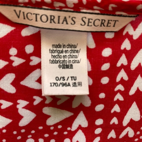 Vicoria's Secret heart design robe swimsuit cover kimono. OS - Picture 6 of 11